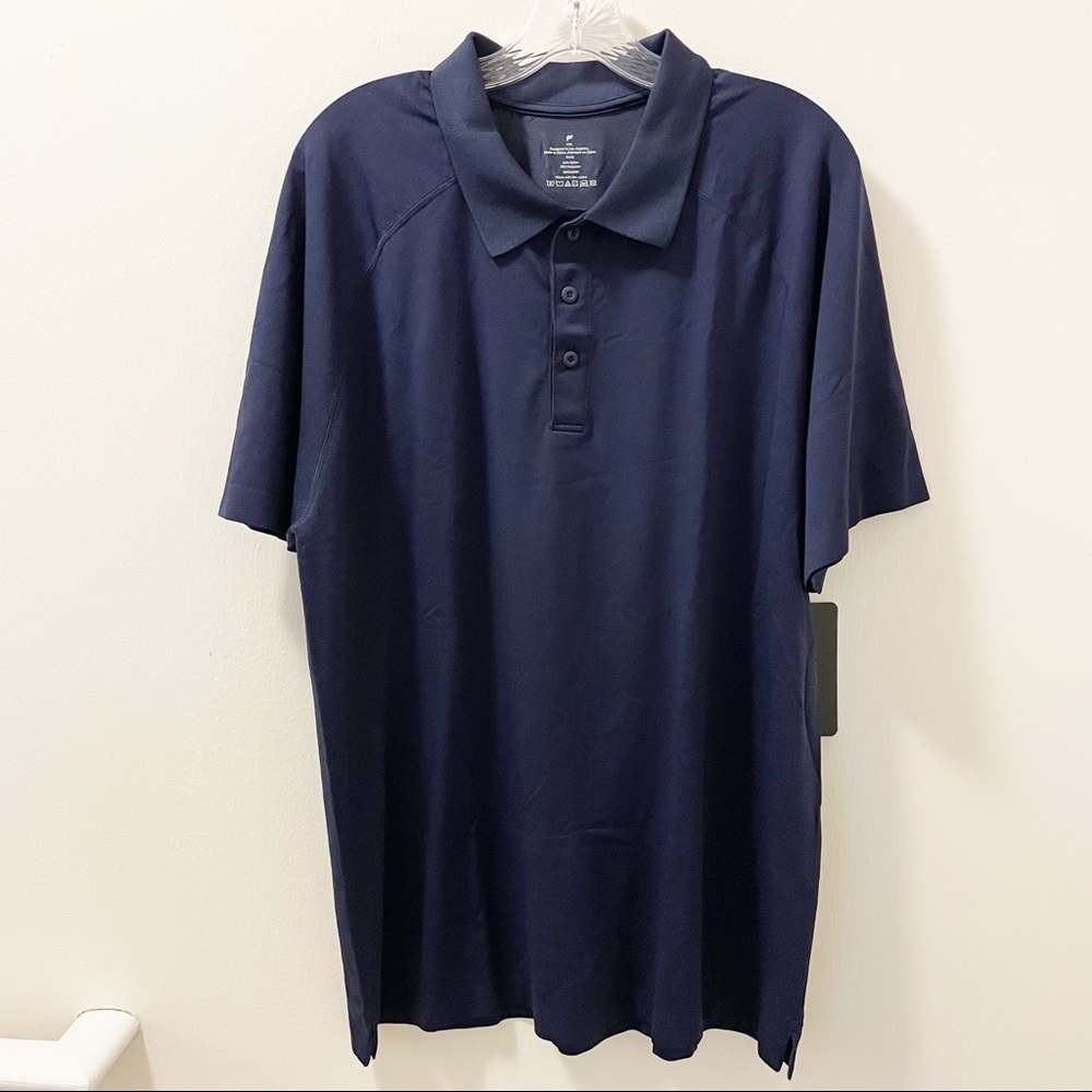 Fabletics The Training Day Polo - Navy - Size XXL